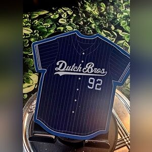 1 Limited Edition Dutch Bros Dark Blue Jersey Sticker NWT✨️